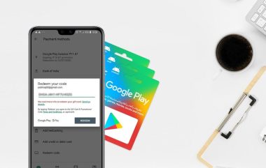 Redeem Google Play Card