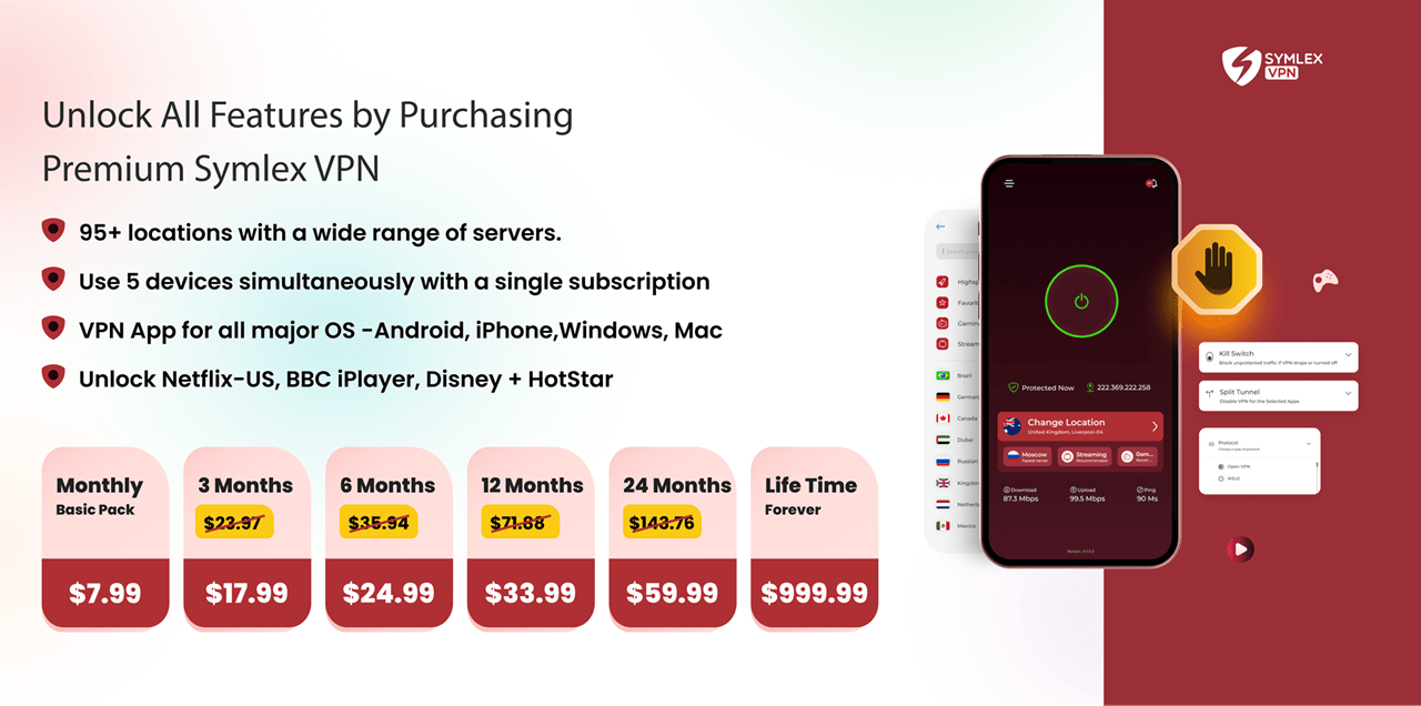 Symlex VPN | Fast, Secure, and Affordable VPN Service