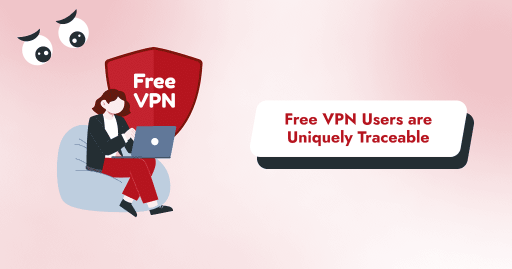 Free VPN Users are Uniquely Traceable